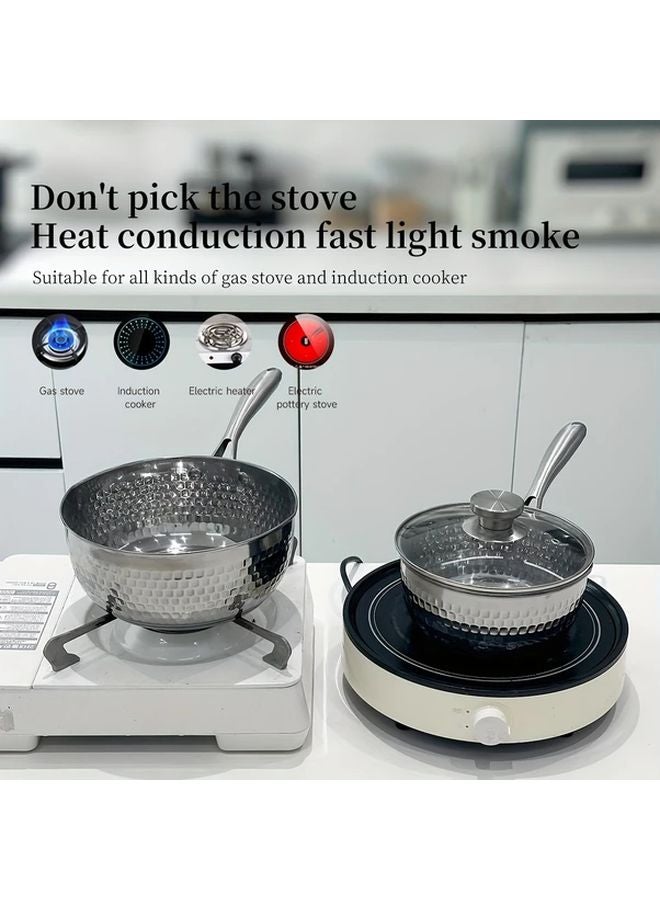 8 66 Inch Stainless Steel Induction Cooktop Pot Saucepan for Baby Food Soup Pasta - Image 5